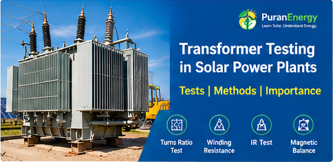 transformer testing in solar power plants